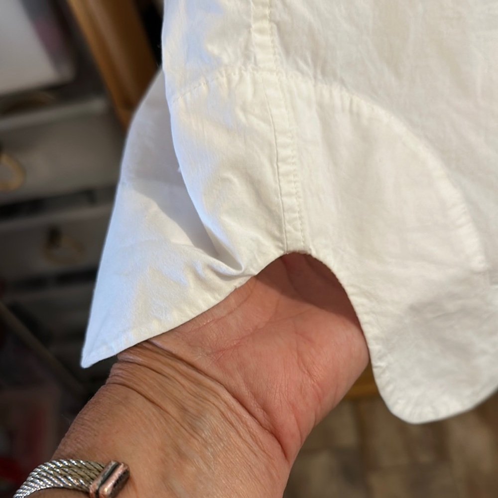 GANNI White Poplin Oversized Shirt Dress
by GANNI - Picture 9 of 16